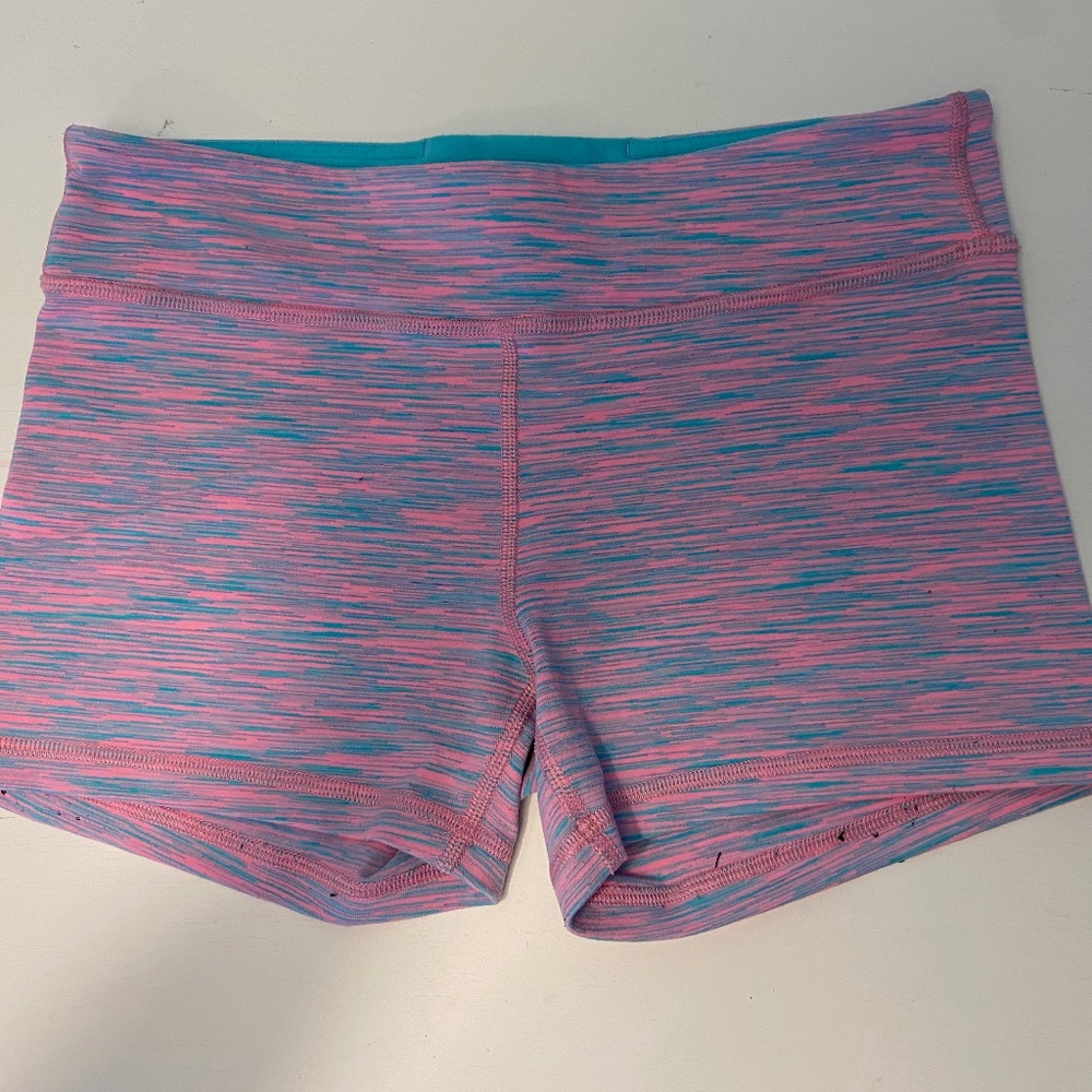 Ivivva multicolor athletic bike shorts - size 14